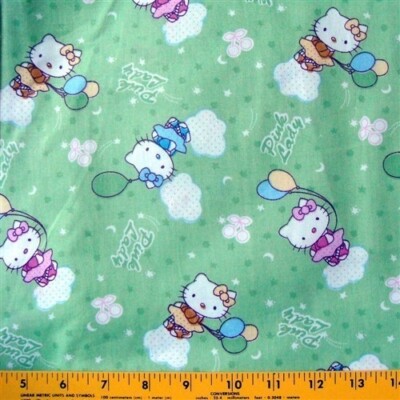 Hello Kitty Pink Lady Balloon Green 63