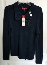 Chaps - Navy Sweater top size Large - FREE SHIPPING