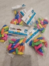 Pen Gear Pencil Topper Erasers, 25 Count LOT OF 6 multicolor NEW   