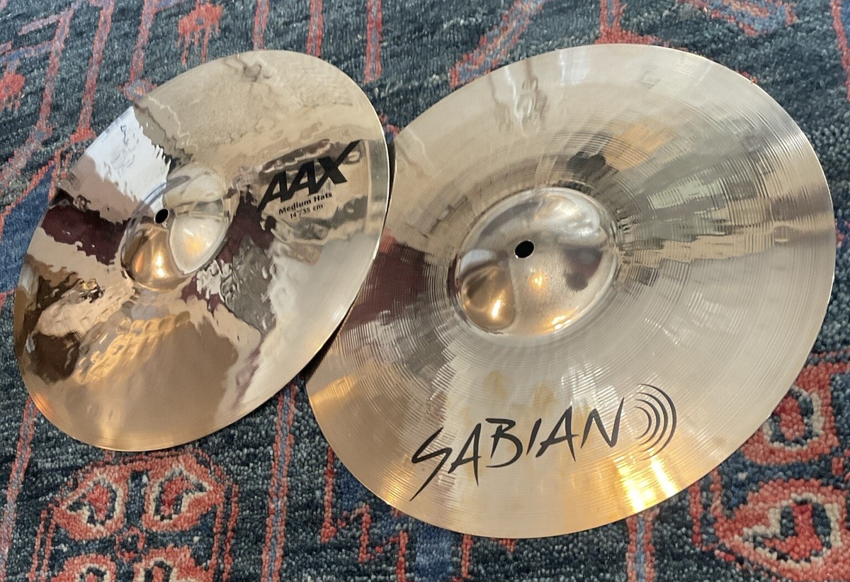 sabian AA medium hihats 14インチ 上下 ふりかけれ 状態良おすすめ