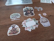 6X PAPER DIE CUTS FOR SCRAPBOOKING/JOURNALS MIXED PD163 