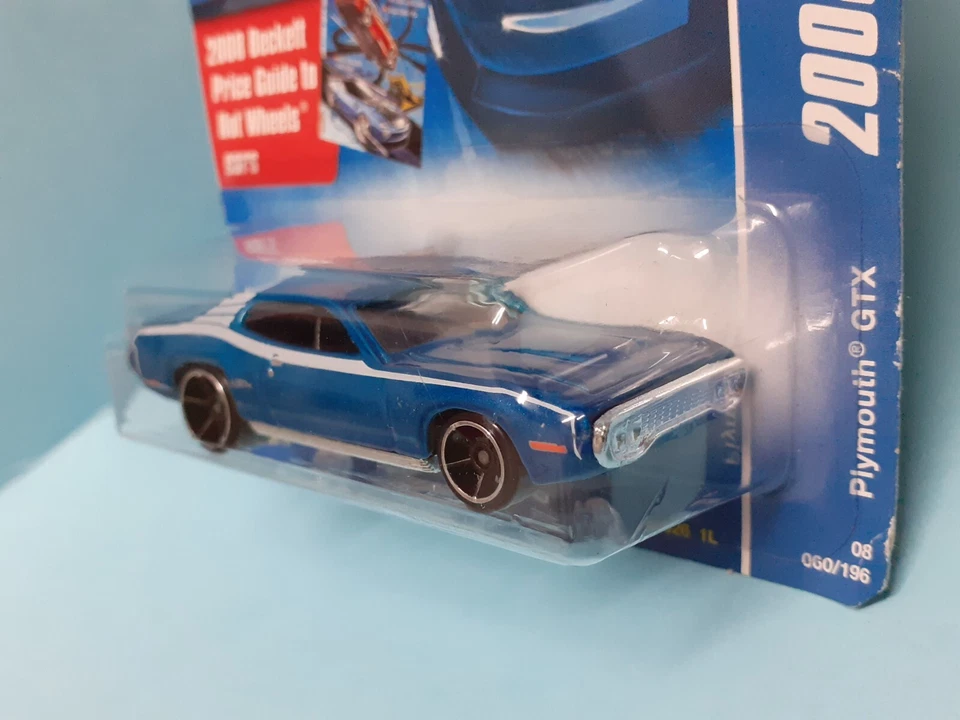 Hot Wheels - PLYMOUTH GTX 1971 - 2008 All Stars - Beckett long card 1/64 - Photo 2/2
