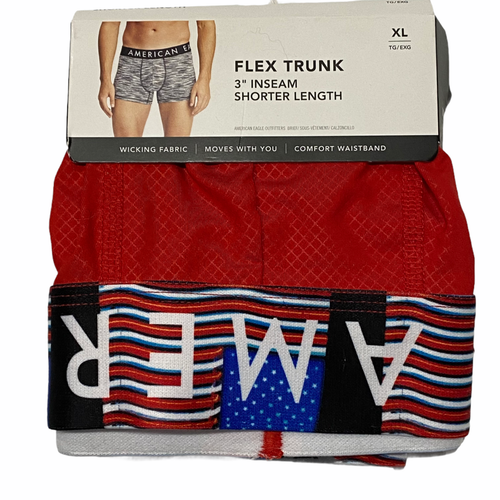 NWT AMERICAN EAGLE Men's Flex Trunk Underwear 3" Inseam Sz XSSMLXL