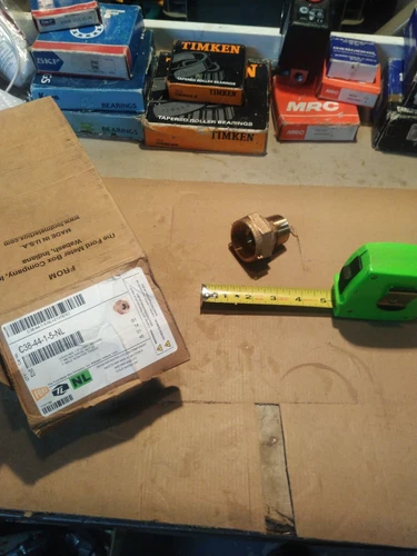 Qty. 1) *New* #C38-44-1-5-NL, Ford Meter Box. 1" Coupling. 1" Mtr. Nut x 1" MIP