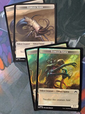 Eldrazi Spawn / Scion Token x 4 | Double-Sided | 7% Off 2+ | MH3 | NM | MTG