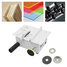 Precision Mini Table Saw Blade DIY Woodworking Bench Saw Cutting Machine