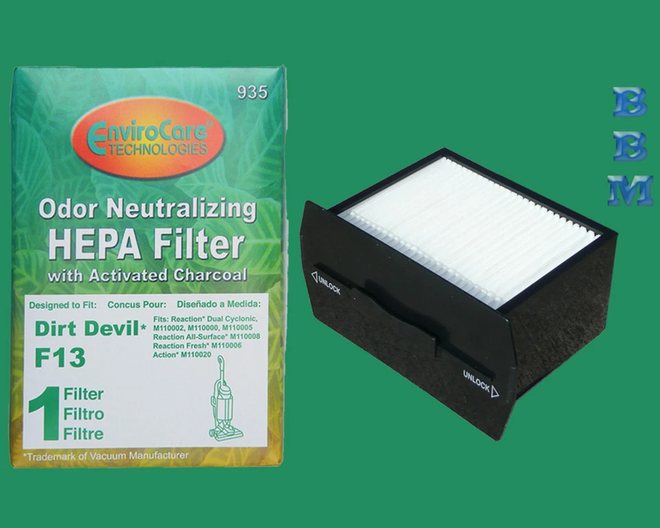 ENVIROCARE 1 F13 HEPA Cartridge Filter Dirt Devil Vacuum 3LK0540001 2LK0540001 Reaction