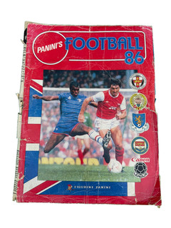 Panini Football 86 Sticker Album Book 1986 Incomplete and damage initial page/s