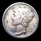1919-D Mercury Dime Silver ---- Nice Details Coin ---- #PP638