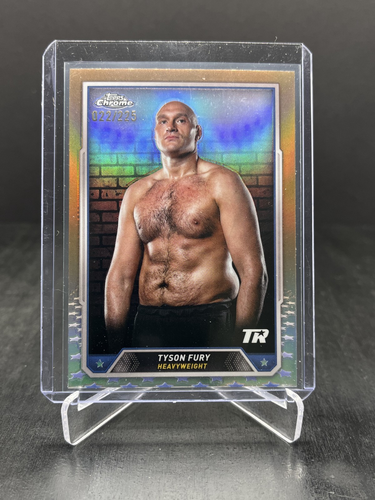 2024 Topps Chrome Boxing Tyson Fury Bronze Refractor 022/225 #2