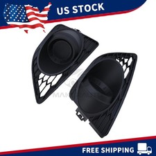 Fog Light Cover Set For 2010 2011 2012 Ford Fusion Front Left And Right Black Fog Light Cover Set For 2010 2011 2012 Ford Fusion Front Left And Right Black