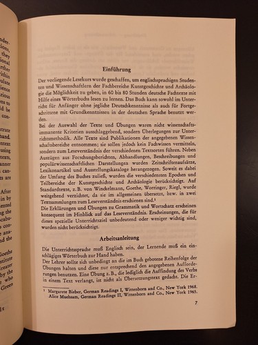 Reading Knowledge in German for Art Historians and Archaeologists by Apelt - Picture 11 of 18