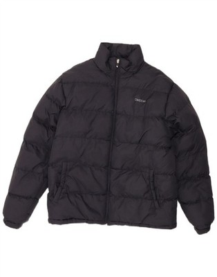 KAPPA Mens Graphic Padded Jacket UK 40 Large Navy Blue Polyester ZA10
