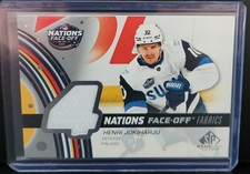 SP Game Used 2025-26 4 Nations Face-Off Henri Jokiharju Finland