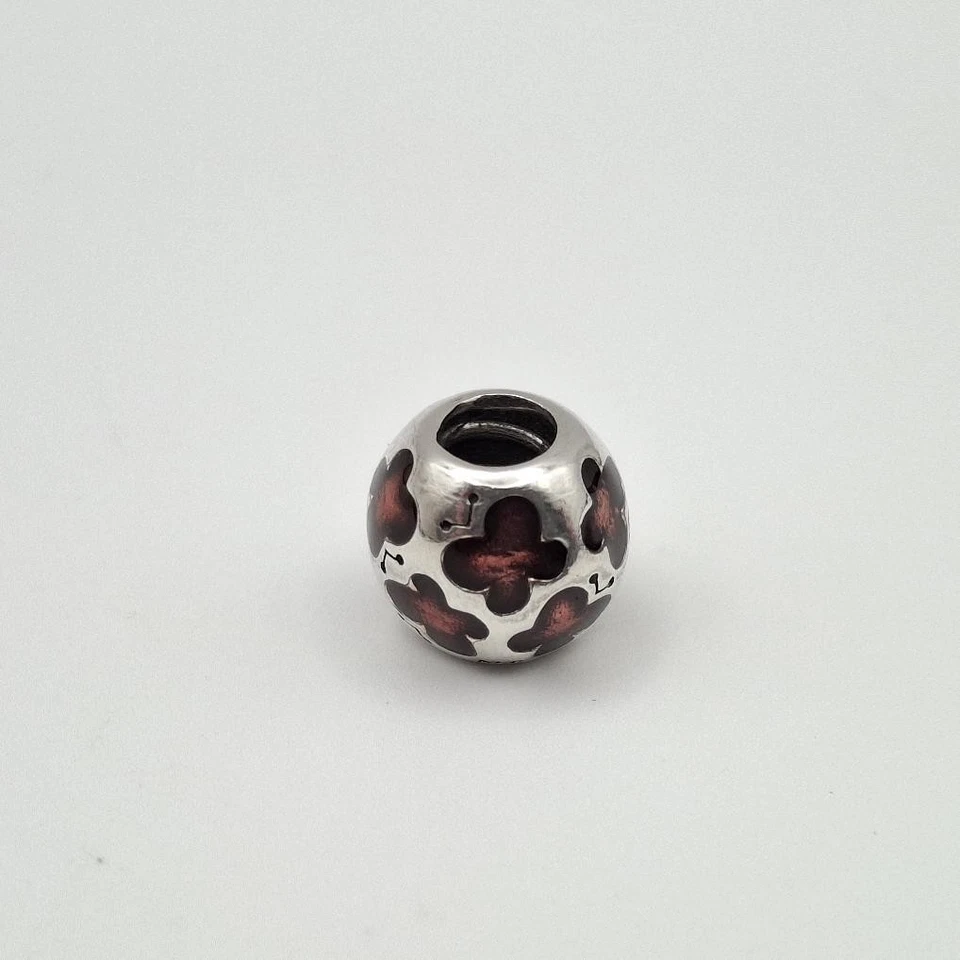 Pandora 925 ALE Sterling Silver Purple/Burgundy Butterflies Charm 790438EN07 - Image 4 of 4