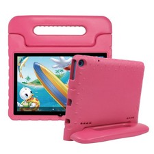 Kids EVA Foam Case for Onn 10.1" Tablet Gen 3 2022 Hot Pink Handle Stand