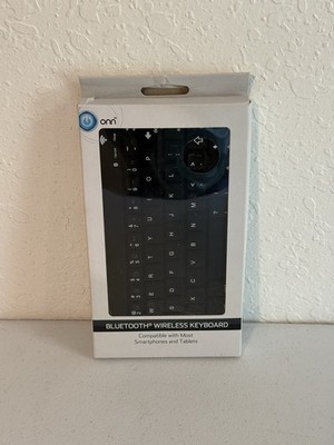 Onn Bluetooth 3.0 Wireless Keyboard PC Tablet Universal Compatible Open Box/New