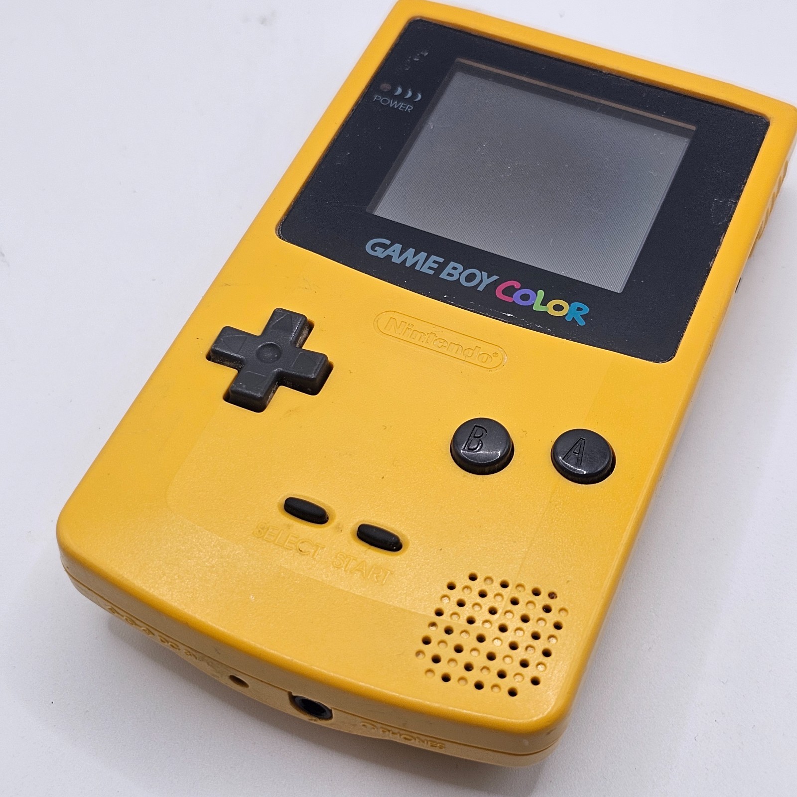NINTENDO GAME BOY COLOR CONSOLE GIALLO YELLOW CGB-001 PAL EUR ORIGINALE