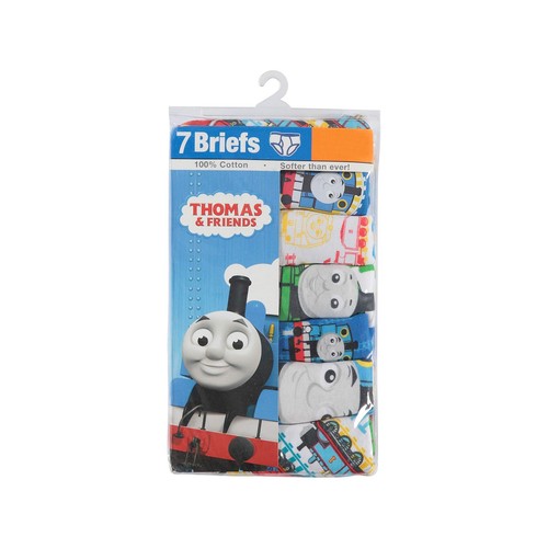 Boys Toddler 7-Pack 100% Combed Cotton Briefs with Thomas the Tank, Percy and... - Picture 4 of 4