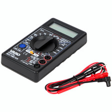 Digital Multimeter LCD V+A+Ohmmeter Voltmeter Strom Messgerät