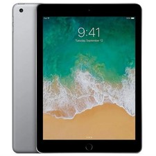 Apple iPad 5th Generation A1822 32 GB, Wi-Fi  4G, 9.7 in - Space Gray