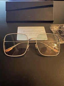 Christian Dior Women’s Stellaire Metal Square Full Rim Sunglasses Frame EYR8Z