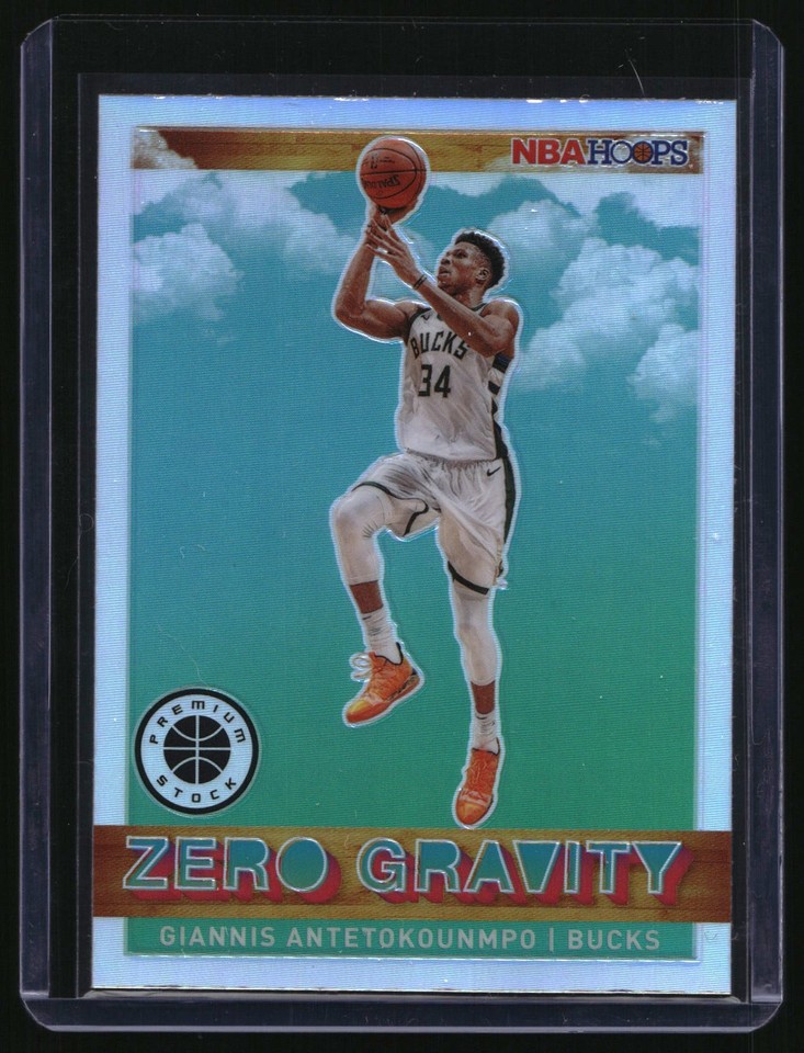 2019 -20 Hoops Premium Stock Zero Gravity #6 Giannis Antetokounmpo Silver Bucks 2019-20 Hoops Premium Stock Zero Gravity #6 Giannis Antetokounmpo Silver Bucks