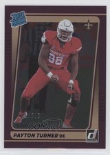 2021 Panini Donruss Rated Rookie Season Stat Line /500 Payton Turner #342 0ik7