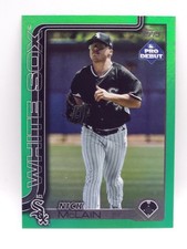 2025 Topps Pro Debut - Nick McLain #PD-190 Green Foil /99 (RC) White Sox
