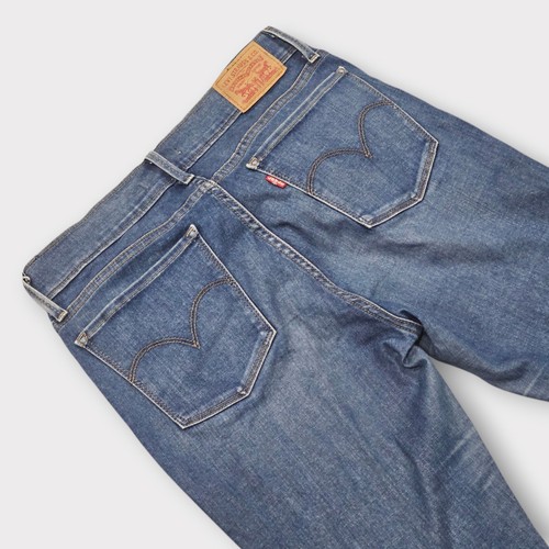 Levi's 710 Women's Super Skinny Jeans Size 28 Blue Slim Denim Stretch Low Rise - Picture 8 of 11