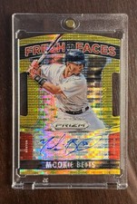 2015 PRIZM MOOKIE BETTS GOLD PRIZM AUTO 10/10 FRESH FACES 2ND YEAR GOLD AUTO