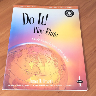 Do It! Play Flute Book 1 Instructional Learn To Play Book + CD- James O. Froseth