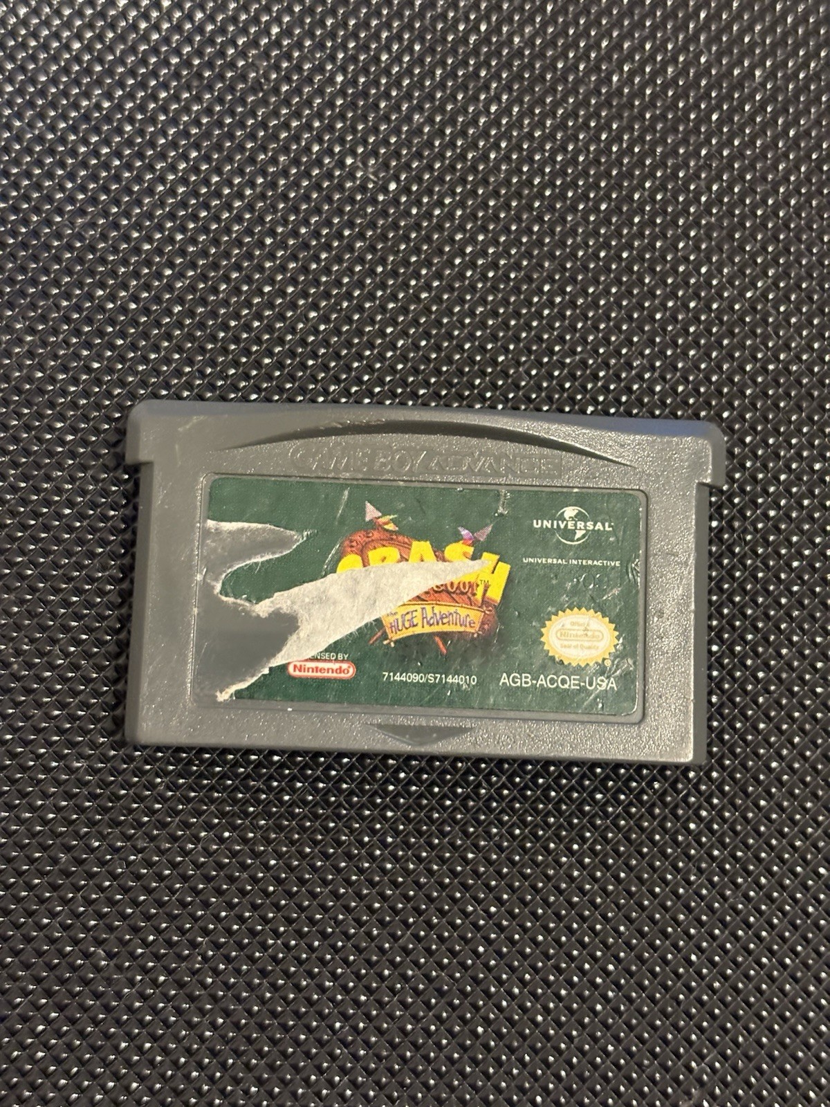 Crash Bandicoot: The Huge Adventure (Nintendo Game Boy Advance, 2002) TESTED