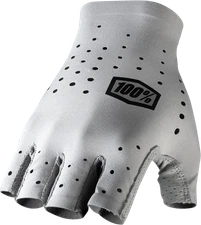 100% 10021-00008 Sling Short Finger Gloves - Gray - XL