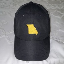 Imperial Black Missouri State Adjustable Baseball Cap Men One Size