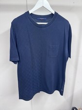 Louis Vuitton Half Damier T-Shirt Blue XL RRP £550