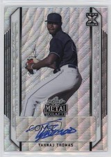2021 Leaf Metal Draft Silver Wave Tahnaj Thomas #BA-TT1 Auto 2a9