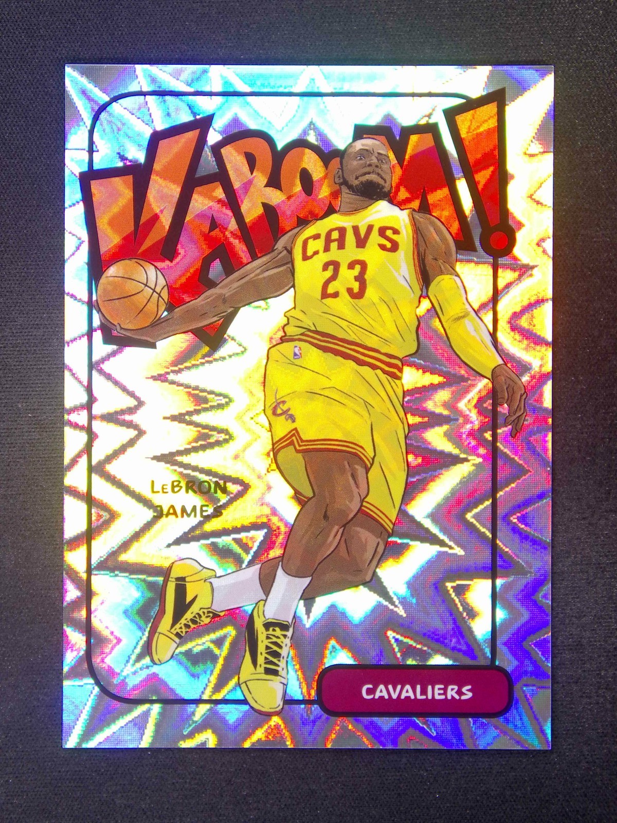2016-17 Panini Excalibur LeBron James #1 Kaboom Case Hit SSP