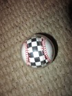 NASCAR 50th Anniversary Checkered Flag Baseball with Stand 1948- 1998 NEW — photo 2