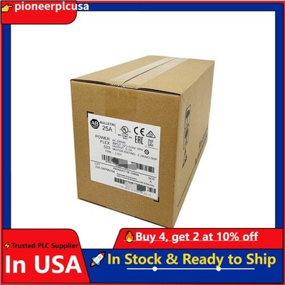 25A-D6P0N104 New Sealed AB PowerFlex 523 AC Drive 6A 3HP HT US Free Tax