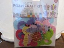 Easter Butterflies Foam Craft Kit - 4 Count