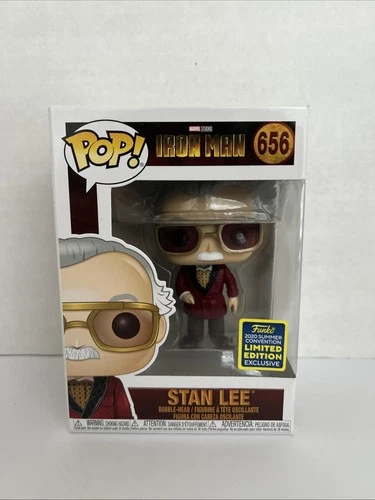 Funko Pop! Stan Lee #656 Marvel Iron Man 2020 Summer Con Ex. Mint Condition Rare