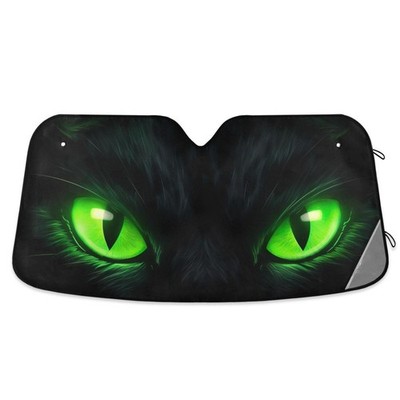 Dragon's Green Eyes Car Windshield Sun Shade Foldable Sun Shield Shade for Bl...