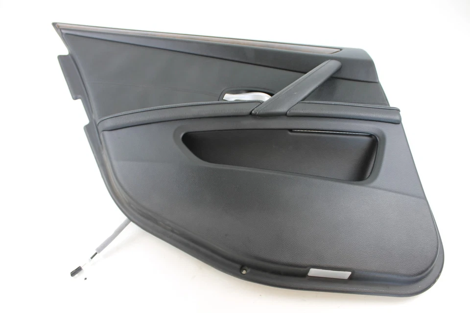 2008-2010 BMW 535I E60 REAR LEFT DRIVER SIDE DOOR PANEL TRIM COVER BLACK OEM - Image 2 of 4