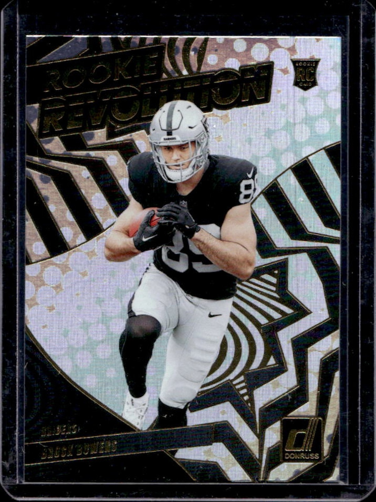 2024 Donruss Brock Bowers Rookie Revolution RC Rookie #7 Raiders