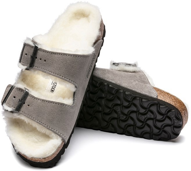 Birkenstock Arizona Shearling papucs elölnézet