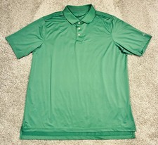 Brooks Brothers Performance Series Polo Men s Green Stretch Wicking UPF Golf