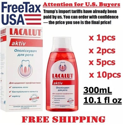 LACALUT AKTIV MOUTHWASH Daily Prevention from Gum Infection Plaque Caries