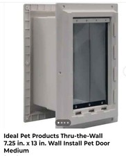 Ideal Pet Products Thru-the-Wall 7.25 in. x 13 in. Integrated Pet Door Medium