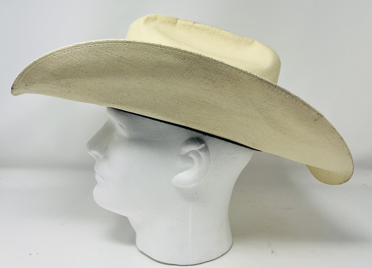 Hat Biz Stylish Cream Straw Cowboy Hat for Women_7 1/4 Hat Biz Cowboy Hat Size 58 or 7 1/4 By Lone Star Hat Company  main image 3